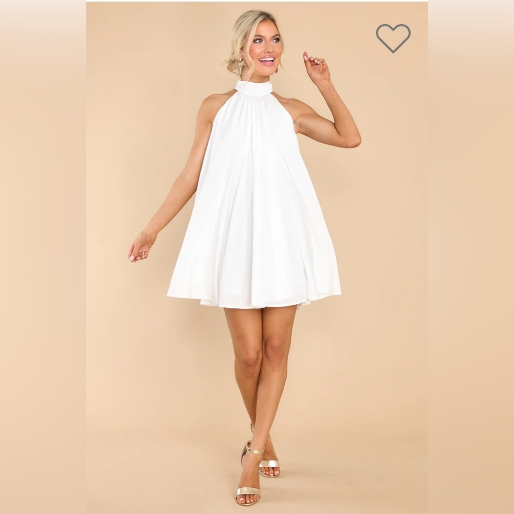 Aura Women's Mini Dress in White